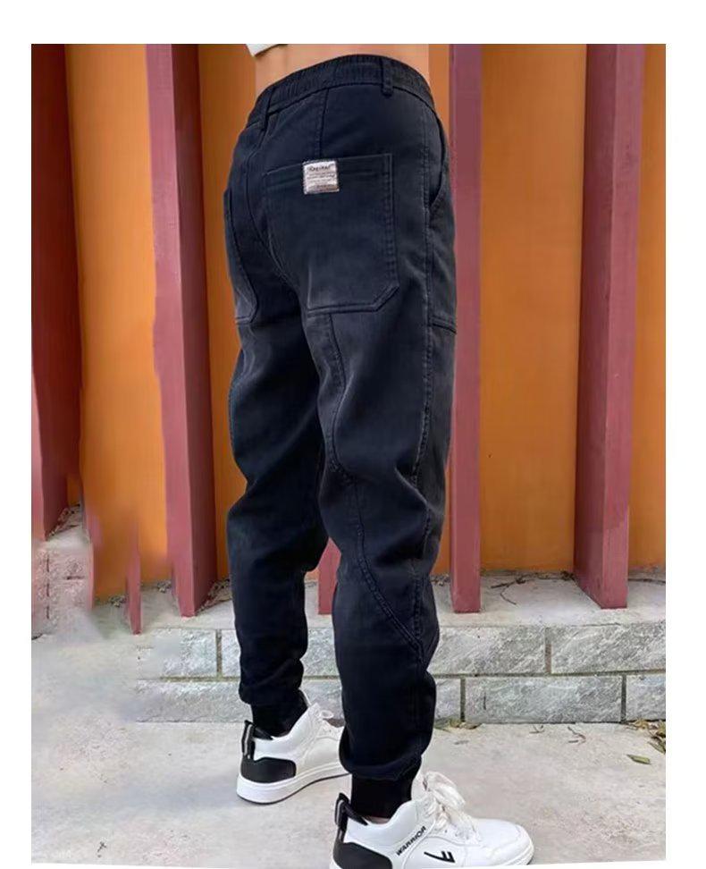 Herren Trendige Sommer Jogginghose - Lockere Passform, Neun-Punkt-Länge, Lässiger Frühling & Herbst Stil