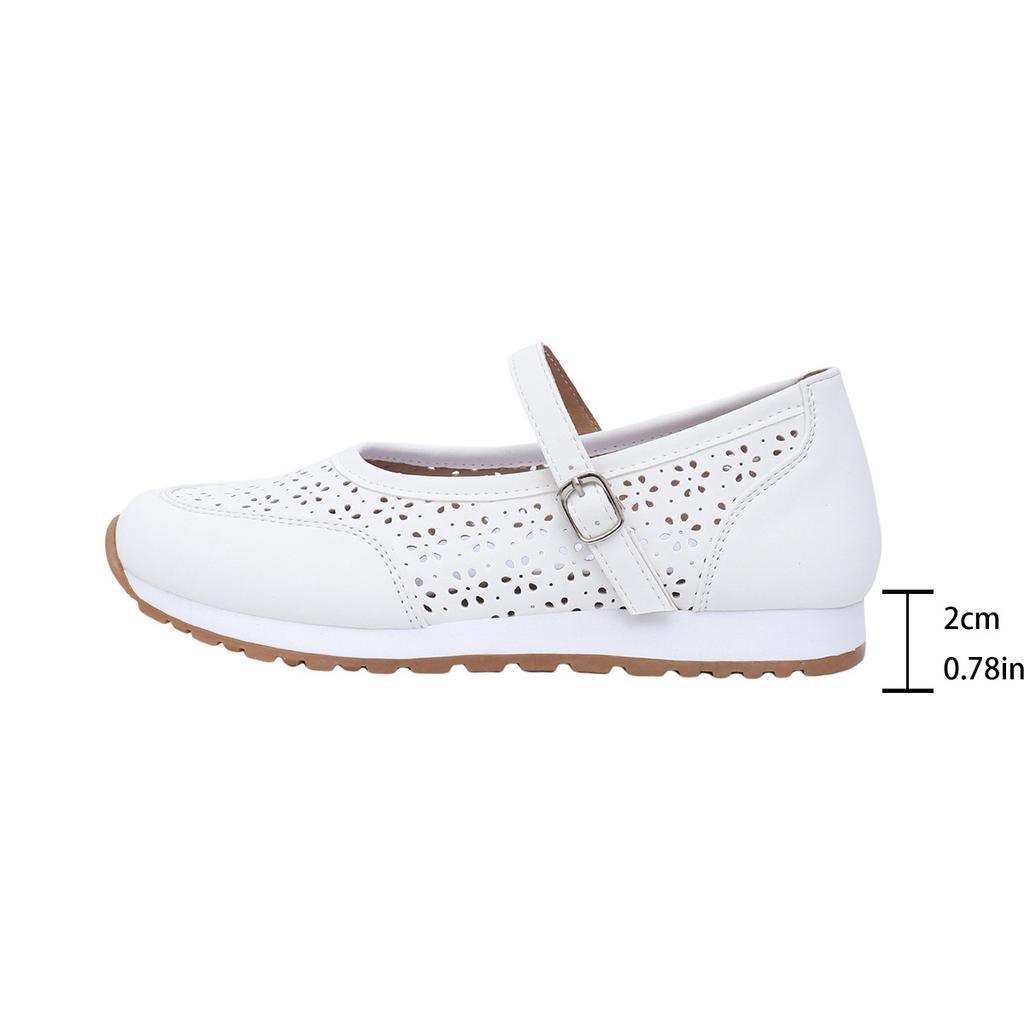 Mode Damen Ballerinas Hohl Balletttanz Mary Jane Schuhe Sommer Herbst Mädchen Sandalen Mode Neu Kleid Designer Lässige Flache Schuhe