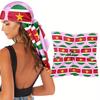 Turban Hat 35x35" Italian Flag Design Scarf Soft Flowing Headscarf Bandanas Fashion Accessory for Headwear Neck Bag Hair