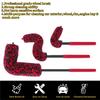 Flexible Car Wheel Cleaning Brush - Bendable, Soft Fleece Material, Ideal for Easy Rim, Tire, Exhaust Pipe, and Engine Bay Reach, Wheel Cleaning Brush
