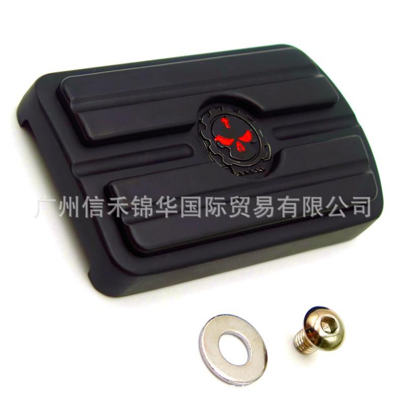 Extended Footpegs Harley Softail 1986 Motorcycle Brake Pad Pedal Platform Black Chrome