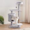 Integrated Cat Tree: Climbing Frame, Scratching Post, Bed, and Jumping Platform – Large Pet Toy