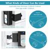 KIMILAR 2024 Upgrade Anti-Theft Video Doorbell Mount, Not Block Doorbell Motion Sensor, Adjustable No-Drill Mounting Bracket Wedge Holder Accessories