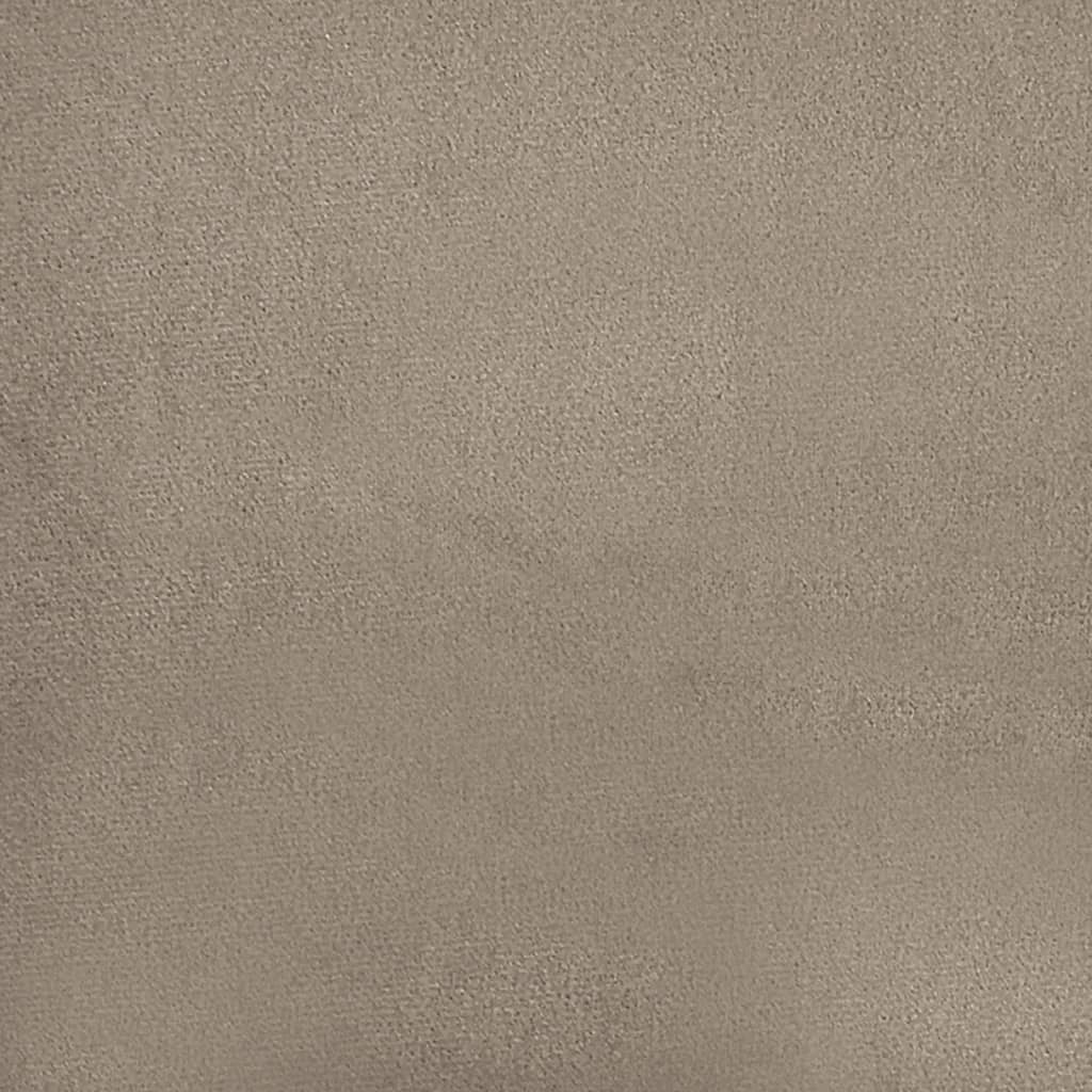 Vidaxl 2-Osobowa Sofa Z Poduszkami, Kolor Taupe, 120 Cm, Mikrofibra