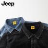 JEEP Men's Long Sleeve Casual Denim Work Shirt