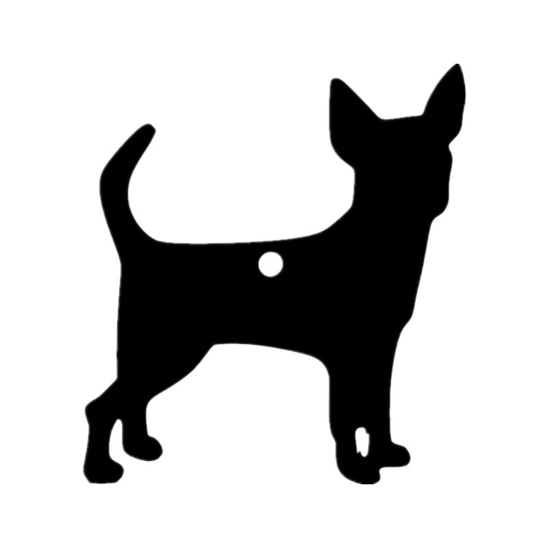 Shiny Dog Shaped Keychain Resin Mold DIY Crafts Pendant Silicone Mould Handmade Glossy Animal Puppy for Key Chain Decor