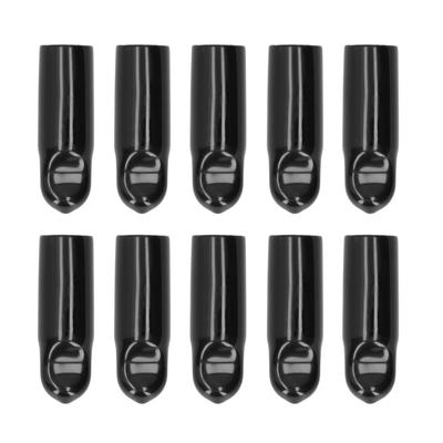 10Pcs Beer Tap Cap Rubber Covers Accessory for Beer Barrel Draft Beer Faucet Black