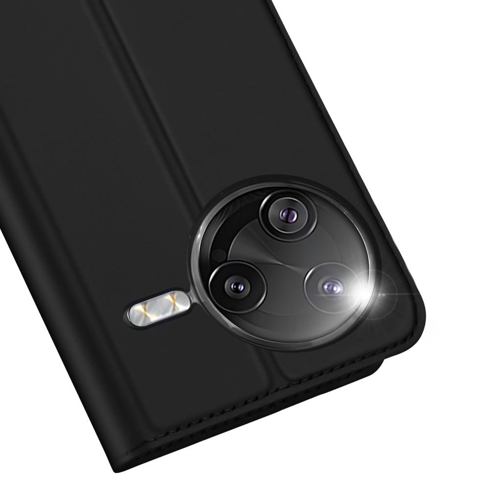 Dla Xiaomi Poco F7 Ultra 5G/Xiaomi Redmi K80 Pro 5G Etui DUX DUCIS Seria Skin Pro Skórzany Pokrowiec z Podstawką Uchwyt na Karty