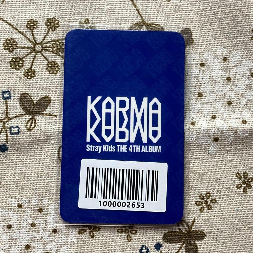 [USED] StrayKids Seungmin KARMA FANS Pre-list Purchase Bonus Trading Card