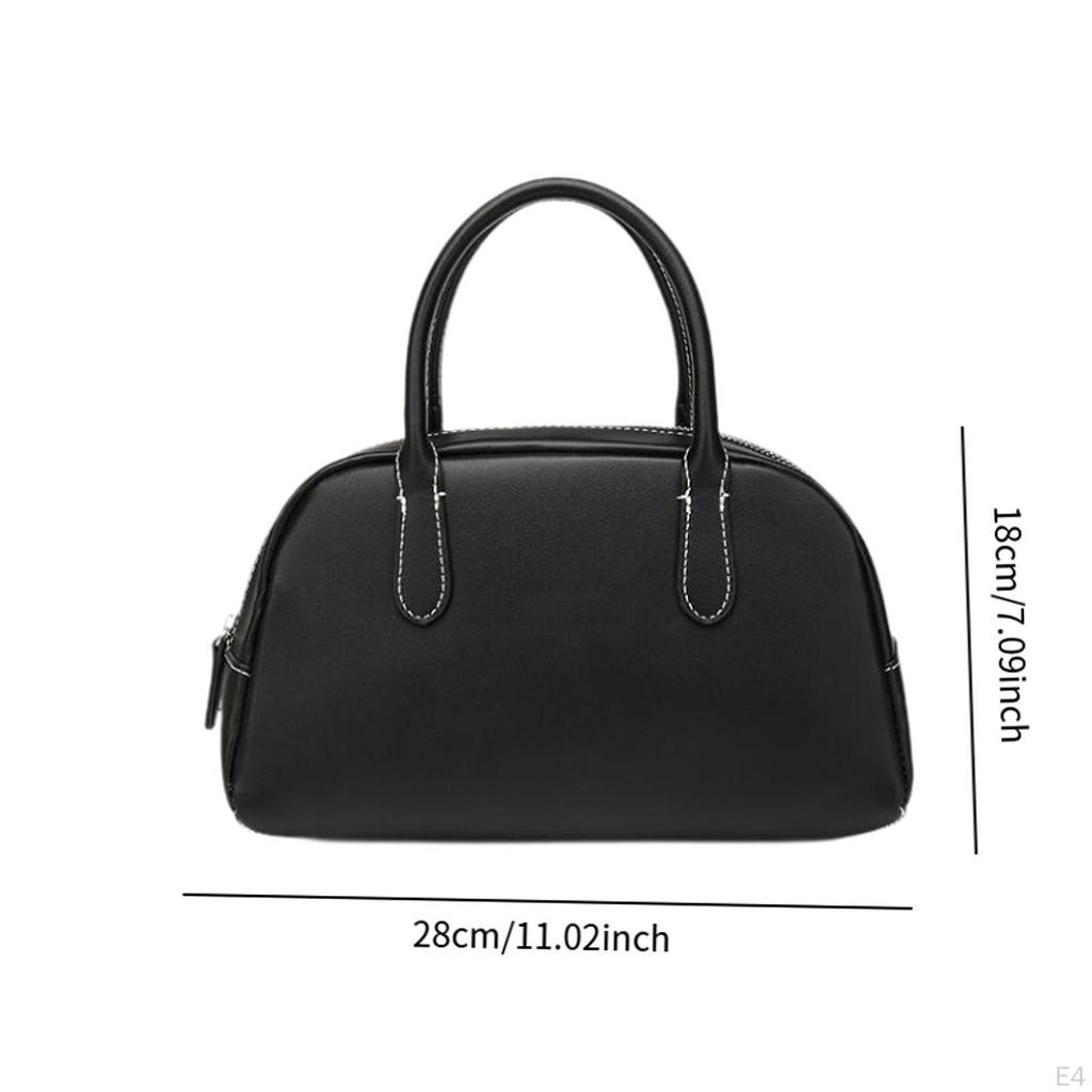 Large Capacity PU Leather Tote Bag for Women with Underarm Design