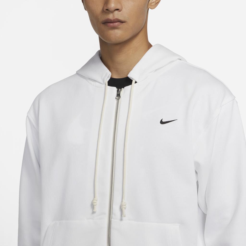 Nike Hanorac cu fermoar tricot cu logo la spate Bărbați Topuri Alb DO9155-100