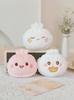 Mini Fluffy Dumpling Plush Coin Purse Keychain, Portable Zipper Storage Pouch For Earphones Lip Gloss, Cute Lucky Food Bag  Gift