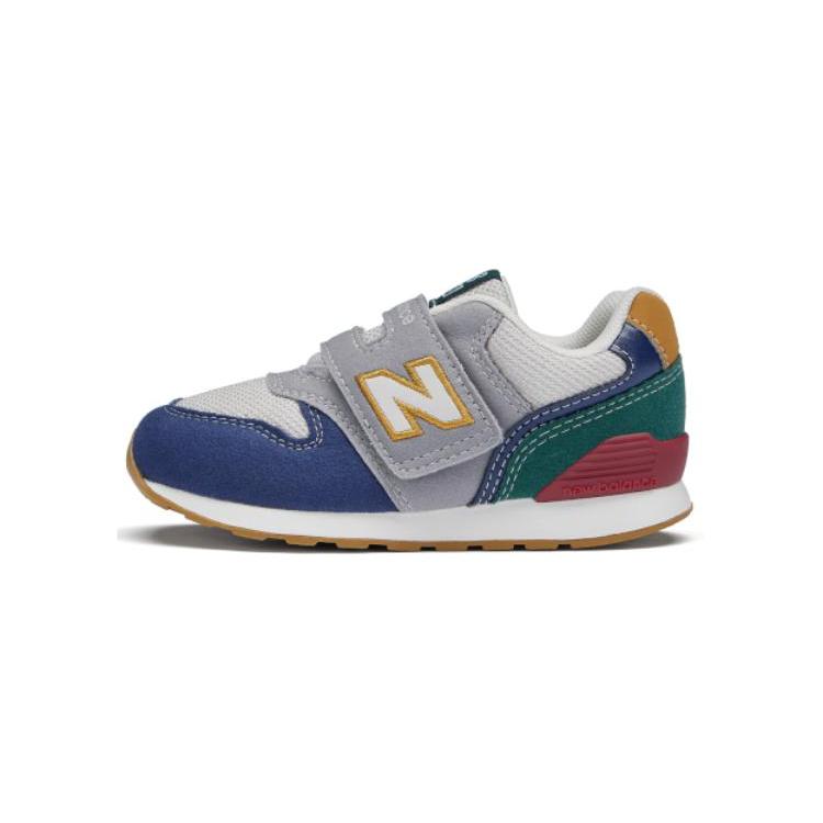 

New Balance NB 996 Сетчатые Амортизирующие Дышащие Низкие Детские Кроссовки Серый Циан Младенцы И Малыши IZ996JO3 23.5