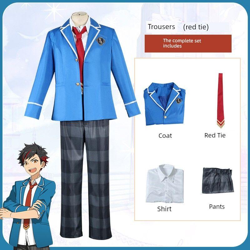 Idol Dream Festival Ice Eagle Beidou Cosplay School Uniform Male and Female Student Uniform Anime Set Female Character Cosplay Costume