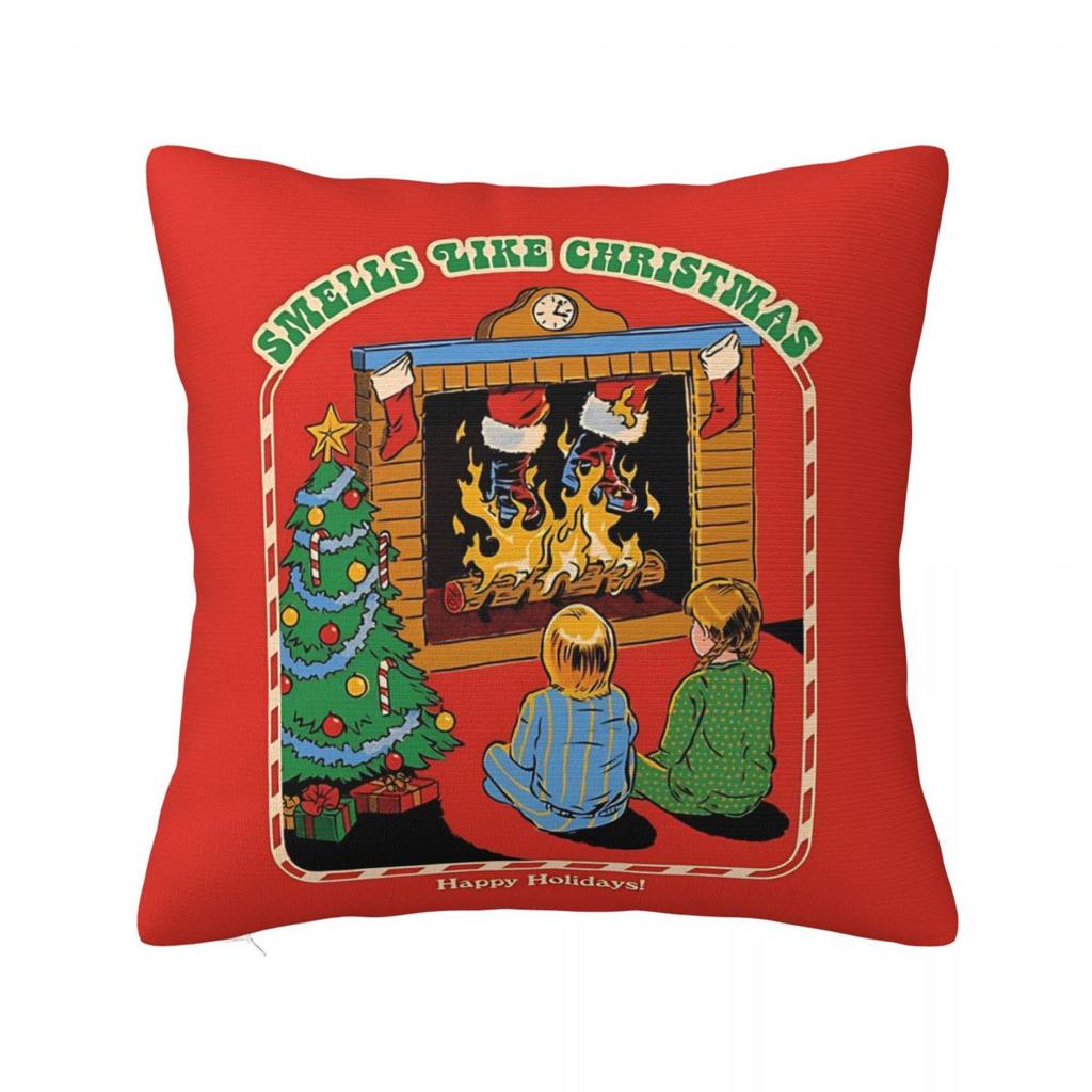 Christmas Humor Pillow Case Cushion Cover Soft Custom DIY Pillow Cover Morden Pillowcases For Wedding Party Home Decor