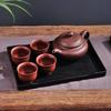 Yixing Large Capacity Purple Clay Teapot with Tea Cup Set for Home Use, Single Pot Kung Fu Tea Set.