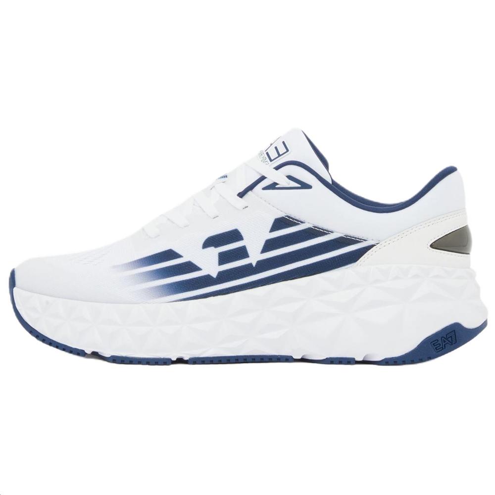 

Emporio Armani EA7 Kombra Round Toe Lace-Up Thick Sole Low-Top Casual Shoes Men sneaker White X8X239XK432MZ527 42