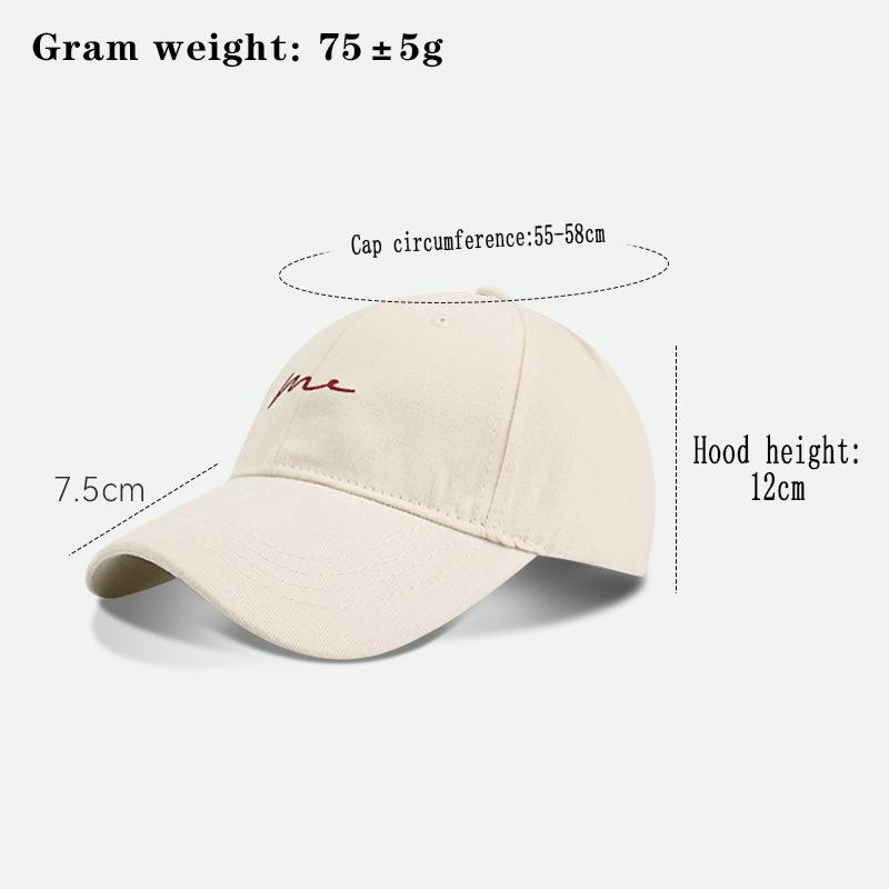 Retro Letter Embroidered Baseball Cap Big Headed Duck Tongue Hat Summer Outdoor Sports Men's Women's Adjustable Caps Hip Hop Hat