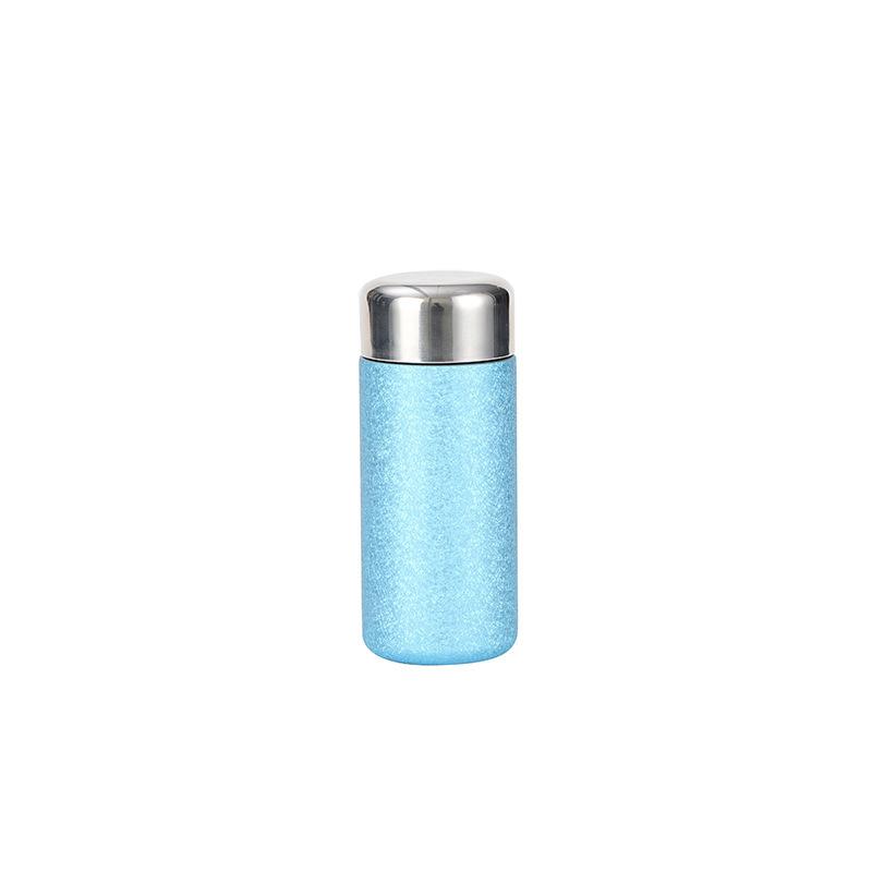 New High-end Pocket Titanium Cup Outdoor Portable Mini Thermos Cup High Value Gradual Change Color Gift Water Cup