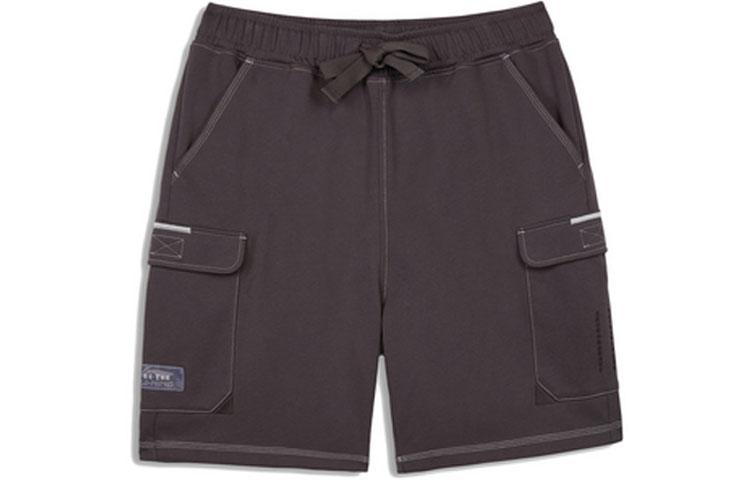 Li Ning Casual Shorts Unisex Ebony Black Moderate AKSQ375-1 L