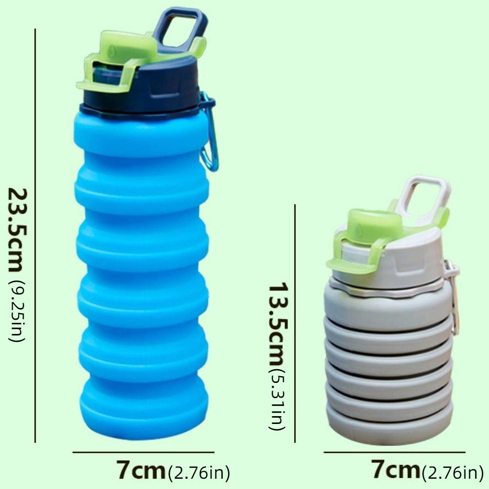 Retractable Collapsible Sport Bottle Portable Foldable Drinking Cup Sports Water Bottle  Camping