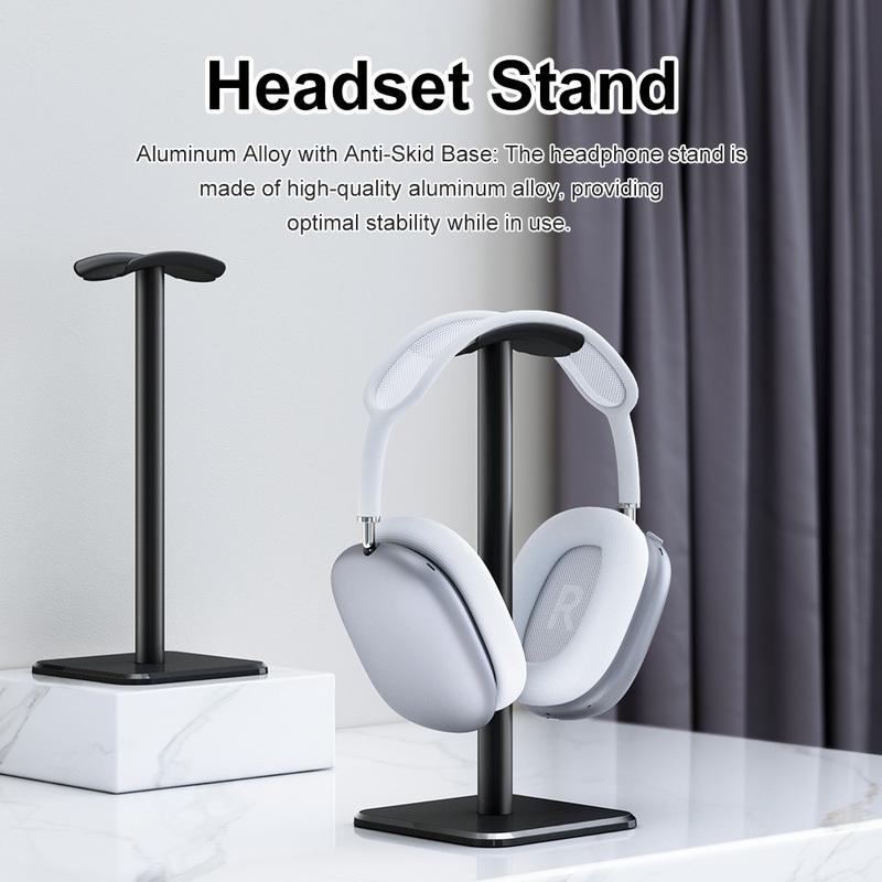 2/1PCS Aluminium Alloy Headphone Stand Holder Gaming Headset Stand Rack Desktop Organizer Display Earphone Hanger Bracket