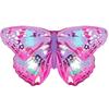 1 Stück Kinder Schmetterlingsflügel Umhang Bunt Mädchen Fee Schal Kostüm Festival Cosplay Kleid Kostüm DIY Dekor Weihnachten Halloween Geschenk