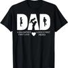 Dad Daughter And Son Quote Old Dad Or New Dad Design For Men T-Shirt