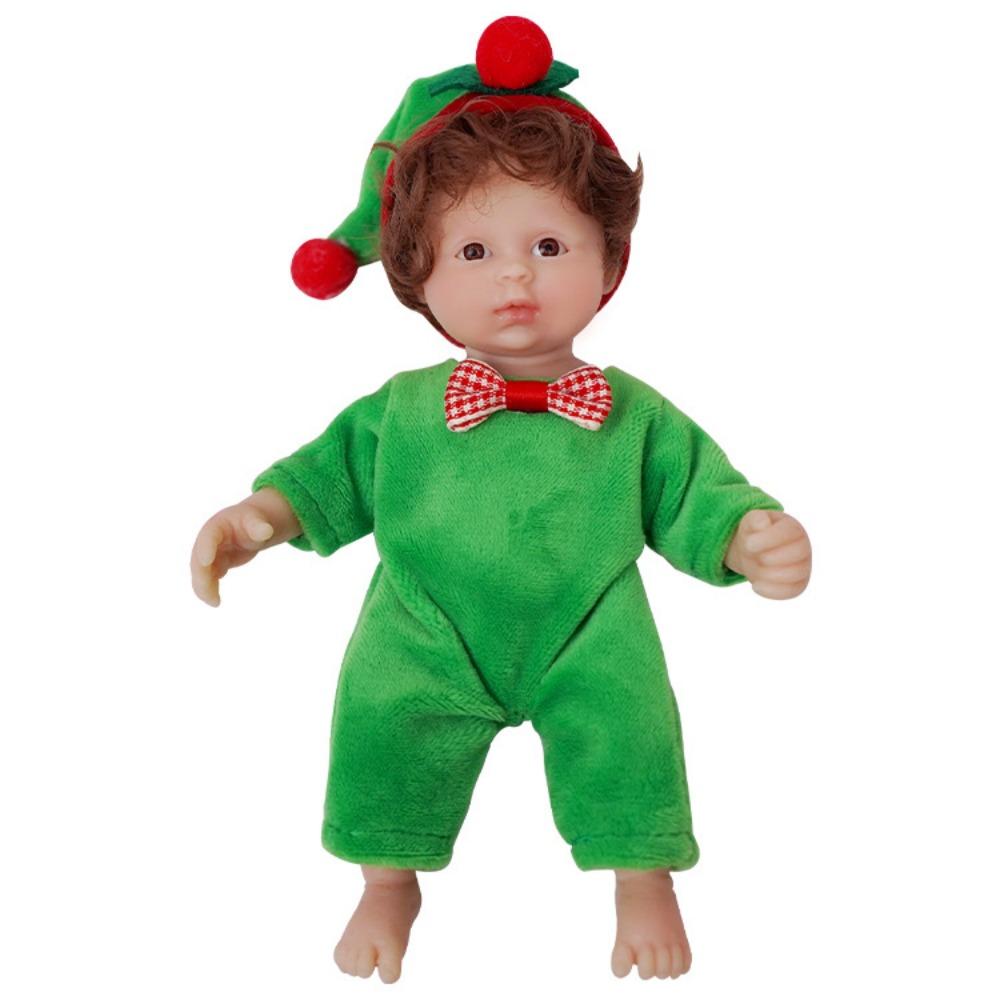 6-Inch Palm Solid Silicone Rebirth Baby Simulation Doll Maddie Dressup Birth Children's Toy Gift