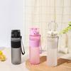 Water bottle sports water cup men's portable anti-drop fitness kettle summer female students large capacity matte anti-scalding plastic cup