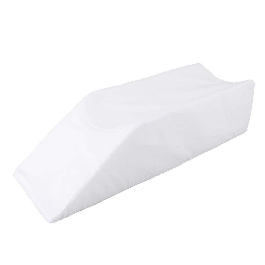 U Shape Leg Elevating Pillow White High Density Sponge Legs Sleeping Wedge Elevated Pillow for Knee