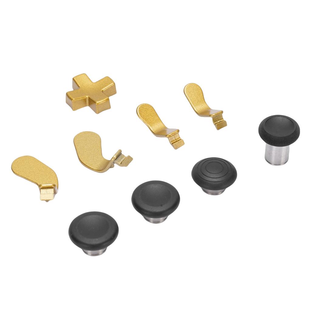 Metal Thumbsticks Replacement for Controll S Ies 2 with 4 Replaceable Magnetic Joysticks 4 Paddles 1 D Pads Accessory Parts
