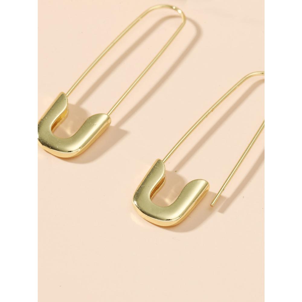 1 Pair Women's Fashion Brooch Earrings, Suitable For Daily Wear