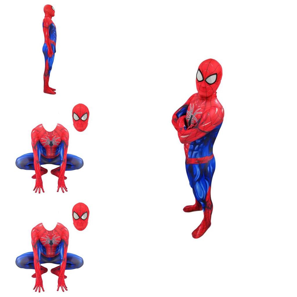 Spider-man Armor Mk Iv Jumpsuit Perfect Stitches Exquisite Workmanship!