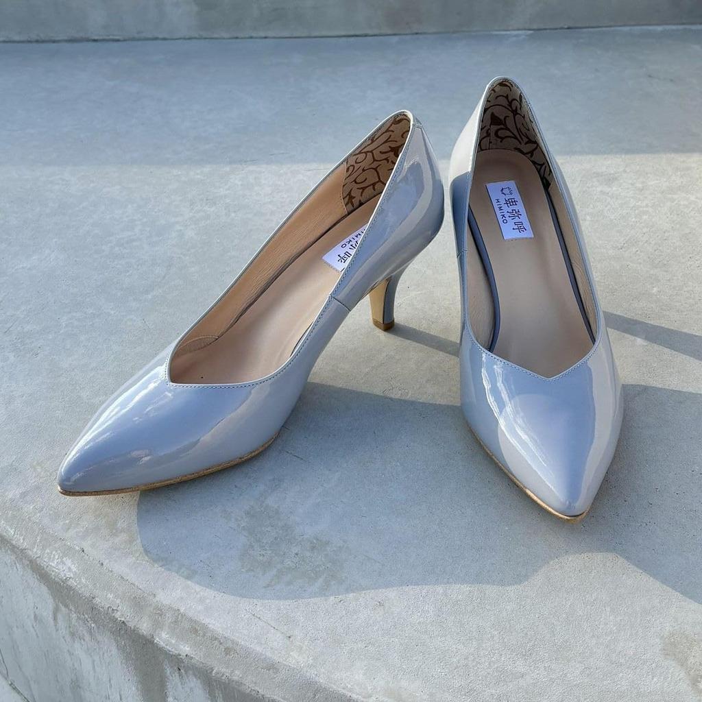 Himiko Pointed Toe pumps/643102L Blue 230