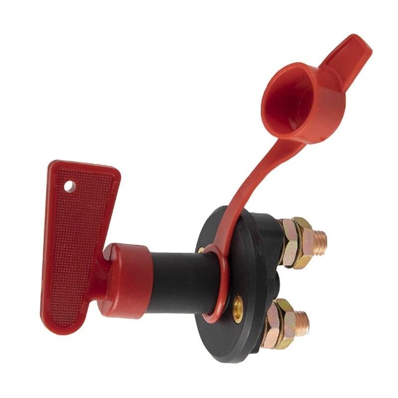 Battery Isolator Switch Disconnect 125A 12V 24V Power Cut Offs Cut with 2 Key Battery Isolator for Car Truck