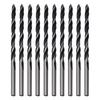 Set burghie portabile premium pentru prelucrarea lemnului, 10 x diametrul burghielor de 3 mm