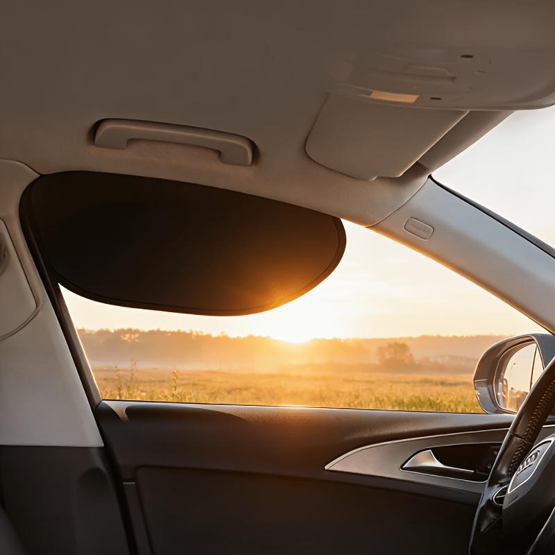 2Pcs Universal Static Adsorption Car Sunshades Thermal Reflective Trace Free Install Clear Driving View Side Window Sun Visors