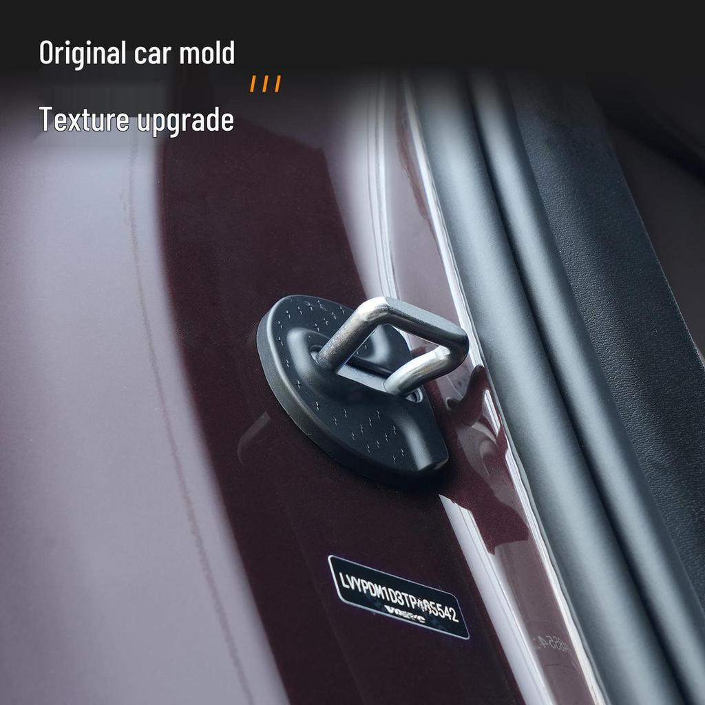 Volvo Car Door Lock Cover for XC60, S90, S60, V60, V90, XC40, XC90 - Latch Stopper Protective Sleeve