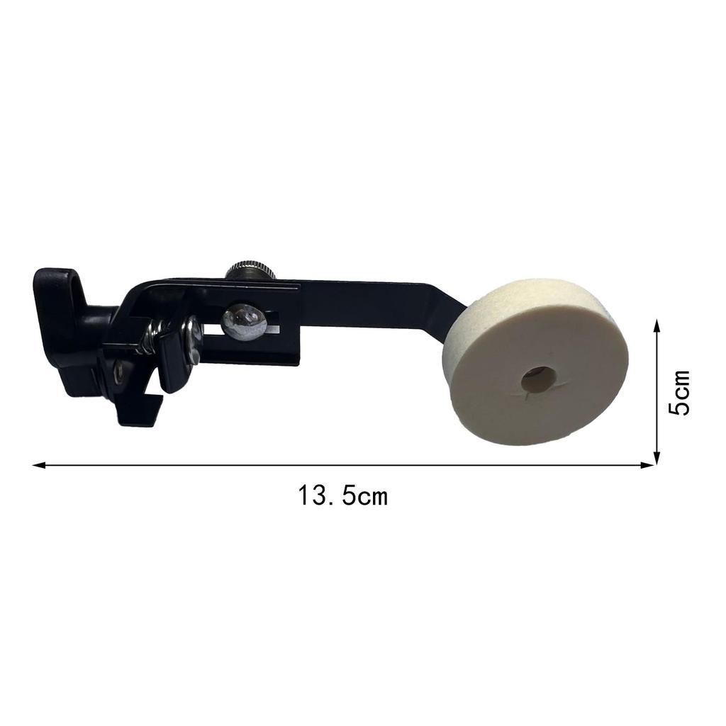 Drum Damper Mute Metal Felt Drum Mute Tools External Clamp Tone Control Mute Drum Accessories Percussion Instrument Part