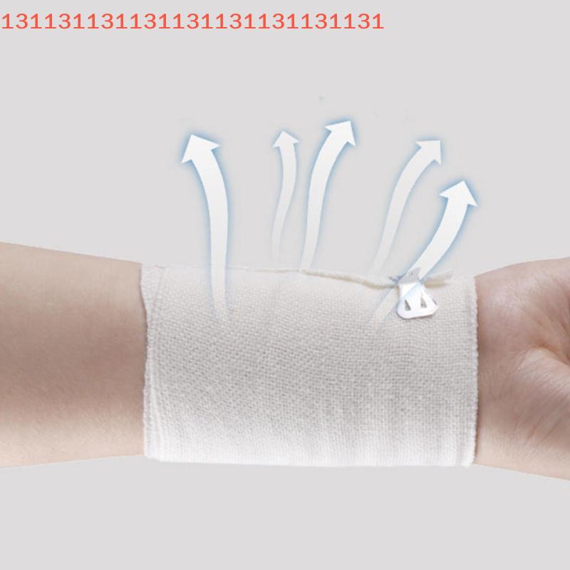1Roll Elastic Compression Bandage Wrap With Hooks,Athletic Sport Support Tape For Ankle,Wrist,Arm,Leg Wound First Aid Measure