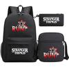 Stranger Things Star Printing Teen Student School Bag Three-Piece Men'S And Women'S Backpack