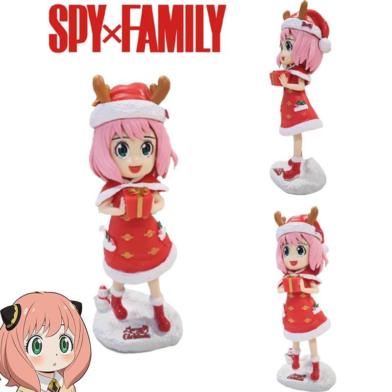 Spy×family Anya Forger Figure Model Anime Doll Kids Gift Xmas Dress Up