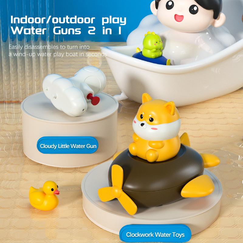Children Summer Water Guns Mini Water Gun Cute Animal Dinosaur Water Gun Baby Bath Toy Outdoor Swimming Water Bath Toys
