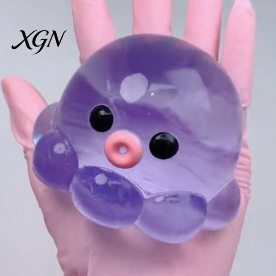 Angstlinderndes Knetspielzeug 1/3 Stück Klarer Oktopus Stress Mini Sensorisches Fidget Linderndes Meerestier Handentspannungswerkzeug Ball