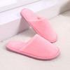Home Flat Plush Slippers Indoor Shoes Cotton Casual Fashion Soft Round