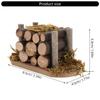 Tiny Wood Pile Set For Outdoor Garden Displays Miniature Props Ideal For Dollhouses Model Decoration