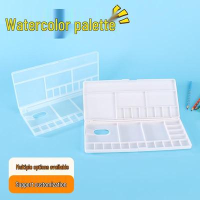 Foldable 2038 Watercolor Palette Box - Portable Flip-top & Moisturizing Design