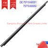 Compatible Weatherstrip for Toyota Land Cruiser 100 - Right Front Door Glass, Part 75710-60051/60050