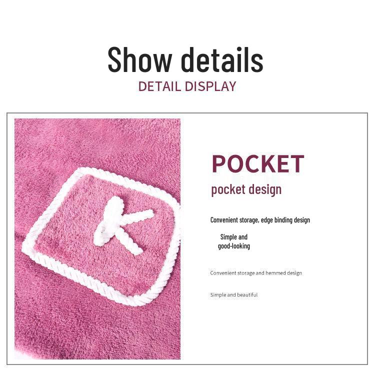 Super Soft Women's Coral Fleece Bath Skirt: Wearable, Absorbent Bath Towel with Pockets and Suspenders